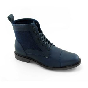 Botas en cuero azul para hombre marca armori