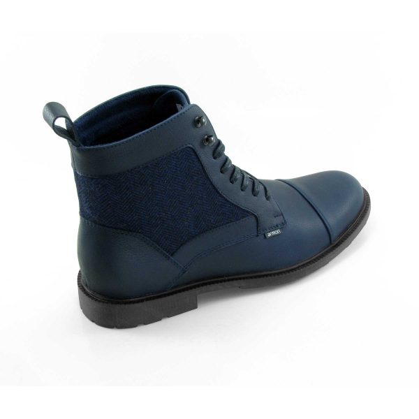 Botas en cuero azul para hombre marca armori