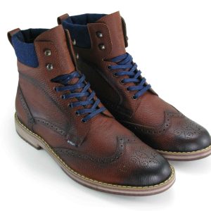 Botas en cuero para hombre